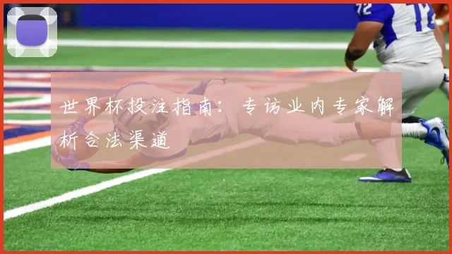 世界杯投注指南：专访业内专家解析合法渠道